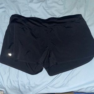 Large ideology running shorts. Super comfy